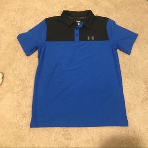 Under Armour golf polo.